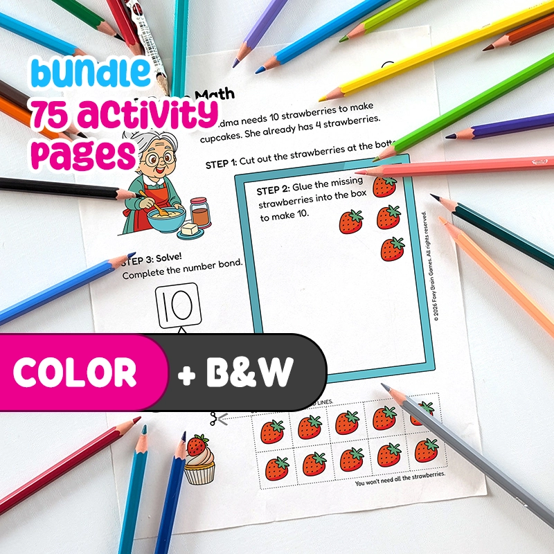 Printable PDF 75 Math Worksheets: Addition, Subtraction & Word Problems | Word Problems