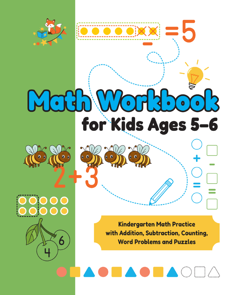 Kidergarten Math Workbook For Kids